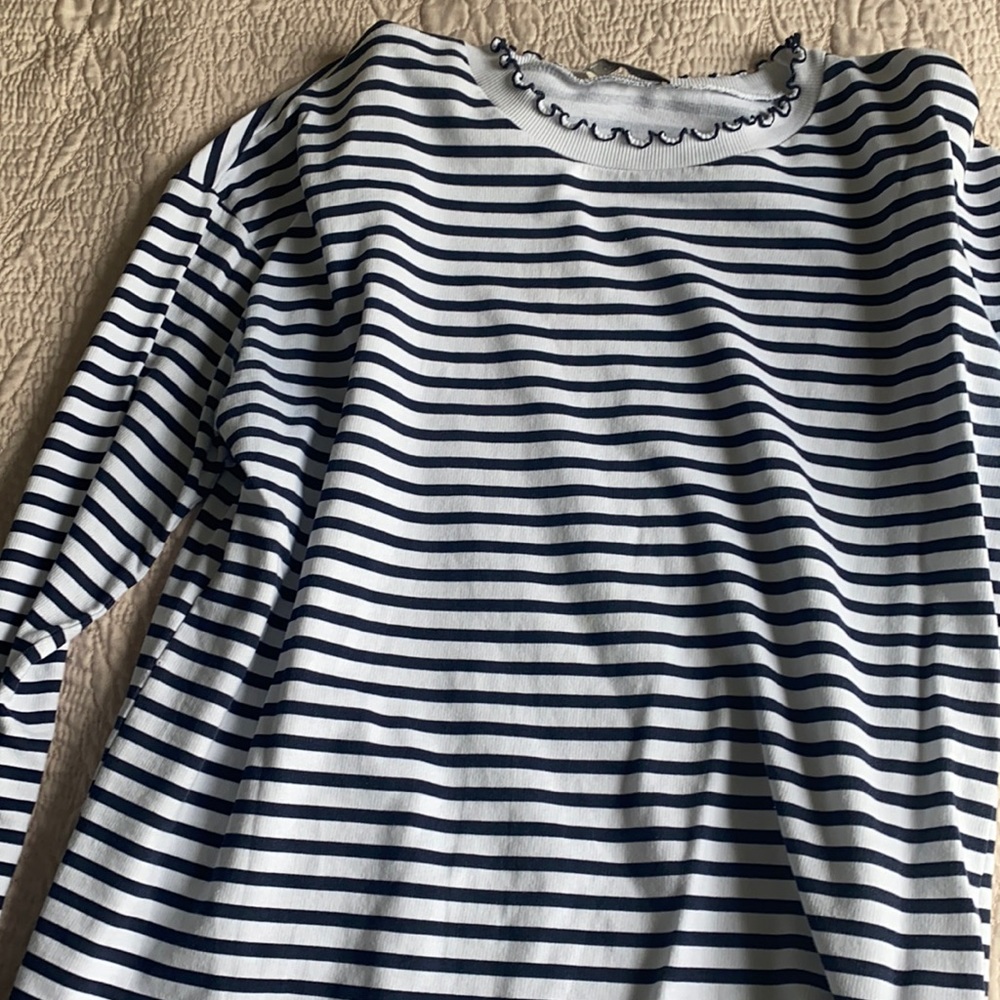 Zara Long Sleeve Striped Top